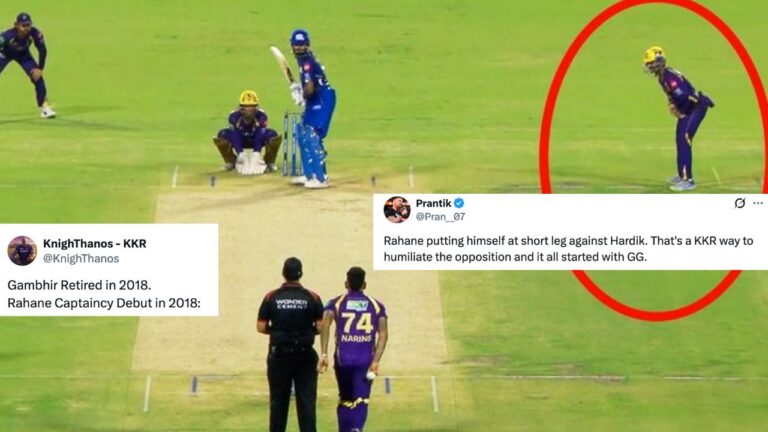 IPL 2026: अजिंक्य रहाणे की आक्रामक कप्तानी में प्रशंसकों को दिखी गौतम गंभीर की झलक